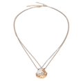 thumbnail image 1 of Collar Con Colgante LYUMO Aleación Premium Dorado y Plateado, 1 of 8