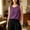 Purple, variant on NTACZA Tank Tops Casual Round Neck Cotton Sleeveless Women Tops