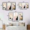 thumbnail image 4 of Designart "Retro Geometry Pink Gold Full Moon Bloom VIII" Modern Geometric Framed Wall Art Set Of 3 - Pink Abstract Frame Gallery Wall Set For Home Decor, 4 of 7