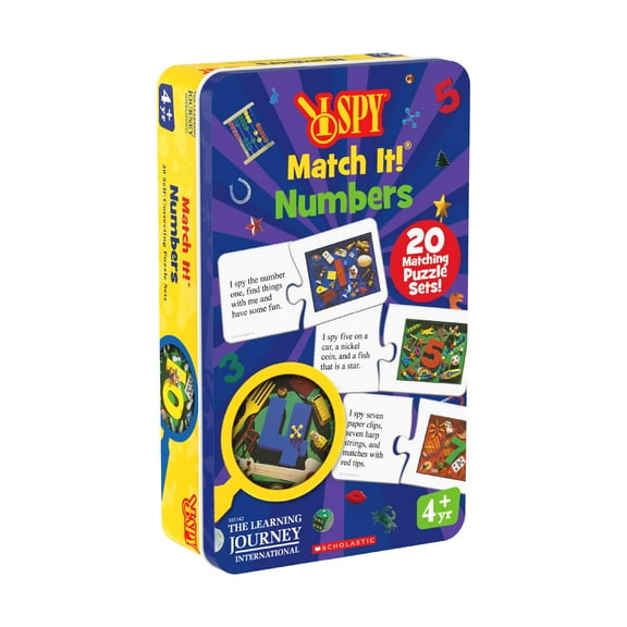 The Learning Journey I SPY Match It! Tin - Numbers