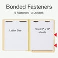 thumbnail image 3 of Manila End Tab Classification Folders 2 Dividers, Letter Size, Manila, 10/Box, 3 of 4