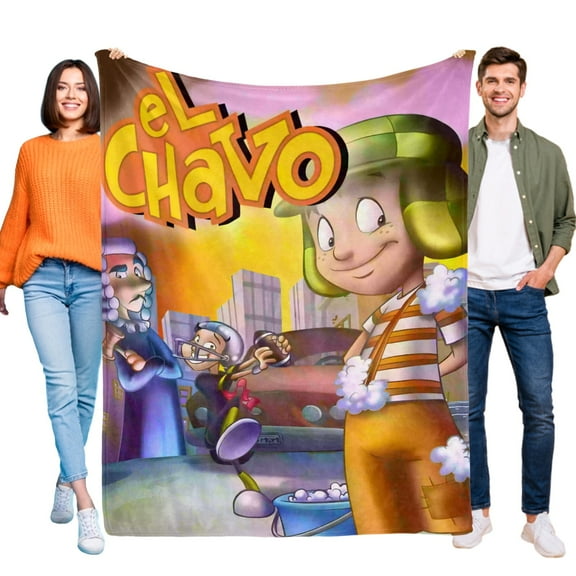 El Chavo del Ocho-Anti-Pilling Flannel Blanket Soft Lightweight Plush Fuzzy Cozy Luxury Blanket for Home and Kitchen Use-Perfect for Kids and Adults30"X40"