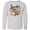 AC-Heather Grey, variant on Inktastic Thanksgiving Sweeter Than Pumpkin Pie Long Sleeve Youth T-Shirt