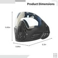 thumbnail image 4 of Thermal Lens Paintball Goggles, Anti-Fog Paintball Mask Goggles, Paintball Airsoft Mask with Thermal Lens, Adjustable Full-Face Safety Mask Goggles, Breathable, Windproof Dustproof Cycling Mask, 4 of 5