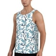 thumbnail image 2 of Cauagu Hand Drawn Snake Print Men's Sleeveless Muscle Shirts,Tank Tops Quick Dry Workout Tank Top Gym Muscle Tee Fitness Bodybuilding T Shirt for Men-Large, 2 of 7