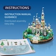 thumbnail image 4 of Bloques de construcción JXRLMB Magic Princess Blue Castle, 3600 unidades, 4 of 7