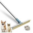 thumbnail image 5 of Adjustable Long Handle Multi Surface Stainless Steel Pet Hair Remover, Blue, 5 of 7