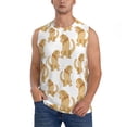 thumbnail image 1 of Balery Labrador Retriever Dog Camisetas sin mangas para hombre, absorbe la humedad y protege contra el mal olor.-Medium, 1 of 7