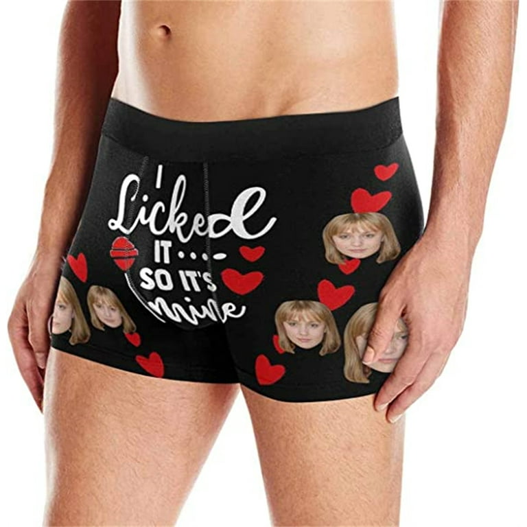 Couples Matching Christmas Underwear His and Hers Novelty Underwear Lick  Itself Funny Christmas Underwear Anniversary Gifts 