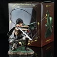 thumbnail image 2 of 18CM Anime el ataque de los titanes figura ARTFX J fortaleza figura de acción Rivaille Heichov sargento mayor juguetes Gong Bohan LED, 2 of 2