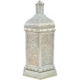 thumbnail image 4 of Northlight Moroccan Style Pillar Candle Lantern - 21.5" - White and Gold, 4 of 4
