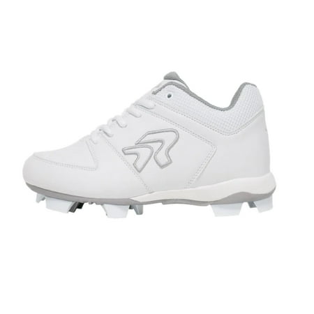 UPC: 0840238707940 | Ringor Flite Molded Women s Softball Cleats- White