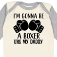 thumbnail image 4 of Inktastic Boxer Like Daddy Boxing Boys or Girls Long Sleeve Baby Bodysuit, 4 of 5