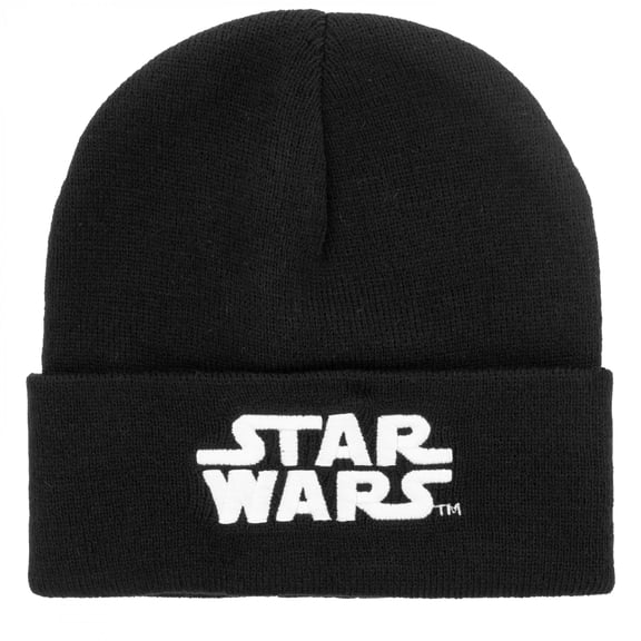 Star Wars Embroidery Speckled Acrylic Knit Cuffed Beanie
