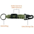 thumbnail image 2 of West Coast Paracord 550 Paracord Rope Keychain with Carabiner and Bottle Opener - Multiple Colors for Outdoor Use, 2 of 4