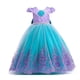 thumbnail image 3 of Disney vestido de princesa para niños, conjunto de disfraz de Rapunzel, Cenicienta, fiesta de cumpleaños, Carnaval, Navidad, ropa de lujo para niñas, 3 of 5