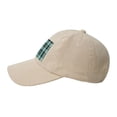thumbnail image 3 of Baseball Cap Bent Eaves Design 6 Piece Cap Body Breathable Not Hot Plastic Cap Drag For Daily Travel Vacation Paleturquoise Buffalo Plaid Check Tartan Scotland_3 Beige, 3 of 8