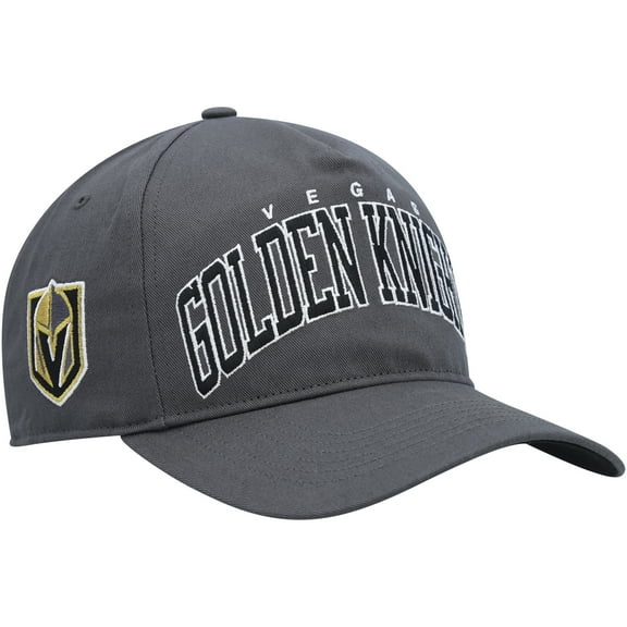 Men's '47 Charcoal Vegas Golden Knights Block Arch Hitch Snapback Hat