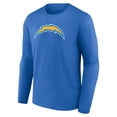 thumbnail image 2 of Men's Powder Blue Los Angeles Chargers Primary Logo Long Sleeve T-Shirt, 2 of 3