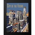 thumbnail image 2 of Paul, Frank R. 15x18 Black Modern Framed Museum Art Print Titled - Retrosci-fi: City of the Future, 2 of 5