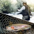 thumbnail image 2 of Fishing Landing Net with Elastic Lanyard Fly Fishing Net Fishing Catch and Release Net, 2 of 5
