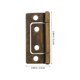 thumbnail image 2 of IFANLANDOR 4Ud Bisagras Antiguas Color Café Para Puertas De Madera Interiores Y Muebles En Rv Y Trailers, 2 of 8