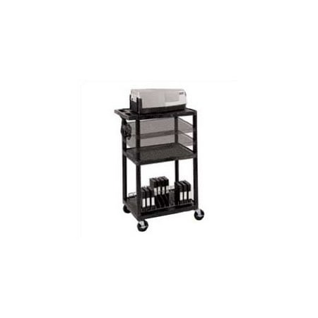 Luxor Open Shelf AV Cart