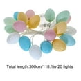 thumbnail image 3 of Utoimkio Easter Eggs String Lights 9.8Ft 20LED Easter Egg Decorations Outdoor USB Easter Decorative Lights for Home Tree Garden Party Supplies, 3 of 9