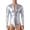 Silver, variant on Adult Men's Metallic Bodysuit Gymnastics Rompers Dance Leotard Zipper Front One-piece Jumpsuit Silver 3XL