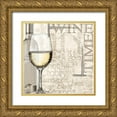 thumbnail image 1 of Wolk, Lisa 20x20 Gold Ornate Wood Framed with Double Matting Museum Art Print Titled - Time for Wine - White, 1 of 4