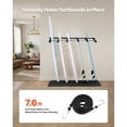 thumbnail image 3 of KFFKFF 5-Tier Vertical Surfboard Rack for Storage and Display, Adjustable Metal Organizer with Sponge Padding, Wall-Mounted Holder for Surfboards, Snowboards, and Kiteboards, 3 of 9