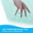thumbnail image 4 of SlipX Solutions 39 x 16 Extra Long Vinyl Non-Slip Bath Mat in Light Green, 4 of 8