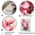 thumbnail image 3 of Designart "Blissful Floral Adornment I" Rhododendron Floater Framed Canvas Art Print, 3 of 5