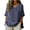 Navy, variant on Plus Size Linen Tunic Tops Women Dressy Retro Embroidered Long Sleeve Boho Shirts Loose Fit V neck Casual Blouse