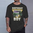 thumbnail image 2 of Monster Truck Birthday Boy Monster Truck Are My Jam Lovers TShirt, 2 of 6