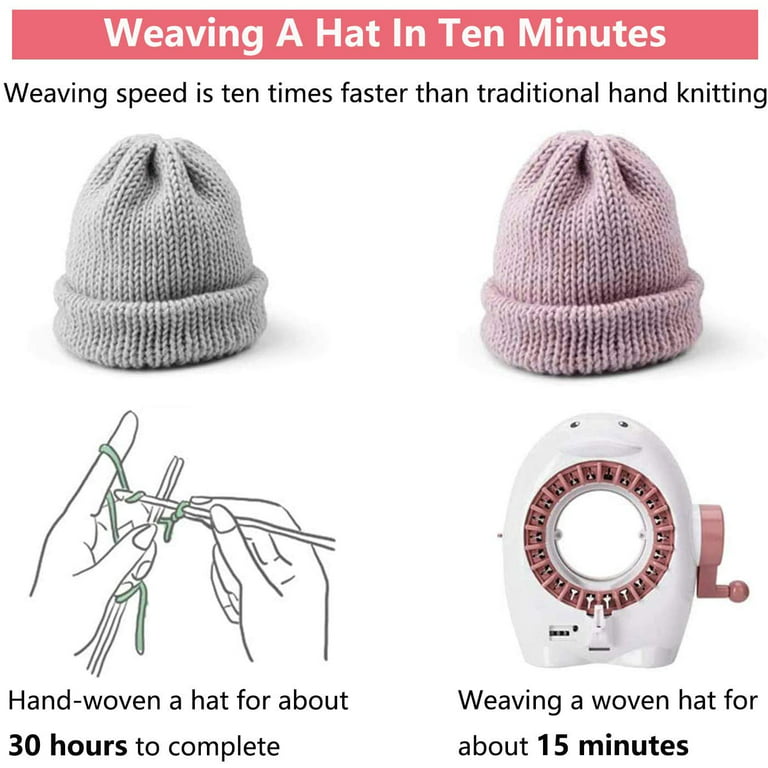 Knitting Loom Plastic Round Long Cap Weaving Tools Hat Scarf