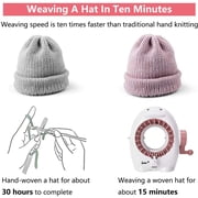 Knitting Machine, 40 Knitting Loom Machines Round Knitting Machines For Beginners, Hand Knitting Wool Knitting Machine, Smart DIY Weaving Kit For Adults And Kids