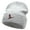 Heather Grey, variant on Canadian Goose Embroidered 12 Inch Long Knitted Beanie - Red OSFM
