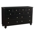 thumbnail image 6 of American Drew Camden 9 Drawer Double Dresser in Black Finish, 6 of 6