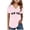 Pink, variant on Graphic Print Short Sleeve Tee Shirt For Teen Girls Youth Casual Comfortable Top Short Sleeve Shirt for Girls Tees Kids Tshirts Clothes Summer Tops T-Shirt