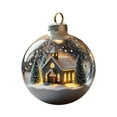 thumbnail image 1 of Rapeiae Natural Wonders Series Christmas Ball Flat Acrylic Pendant, 1 of 5