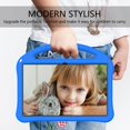 thumbnail image 6 of Allytech Kids Case for Motorola Moto Tab G70, Soft EVA Foam Lightweight Child Proof Heavy Duty Protection Kickstand Handle Case Cover for Motorola Moto G70 11-Inch 2022 - Blue, 6 of 7