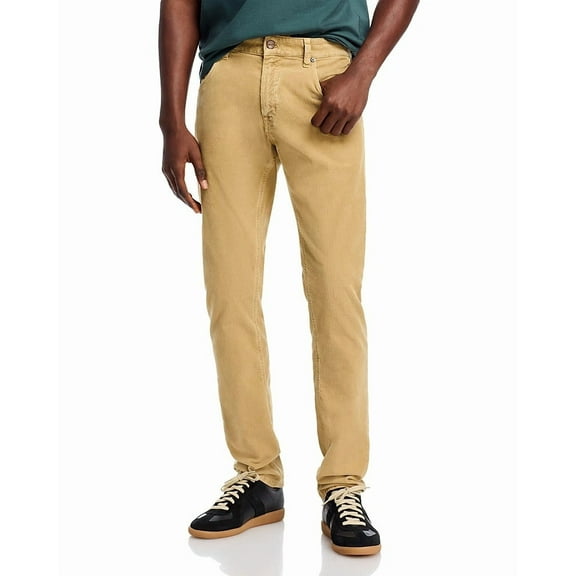 Pt Torino Stretch Micro Corduroy Slim Fit 5 Pocket Pants Size 34 Light Brown