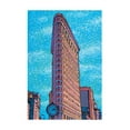 thumbnail image 2 of Frontline 26x32 Black Ornate Wood Framed with Double Matting Museum Art Print Titled - Flat Iron Building, 2 of 4