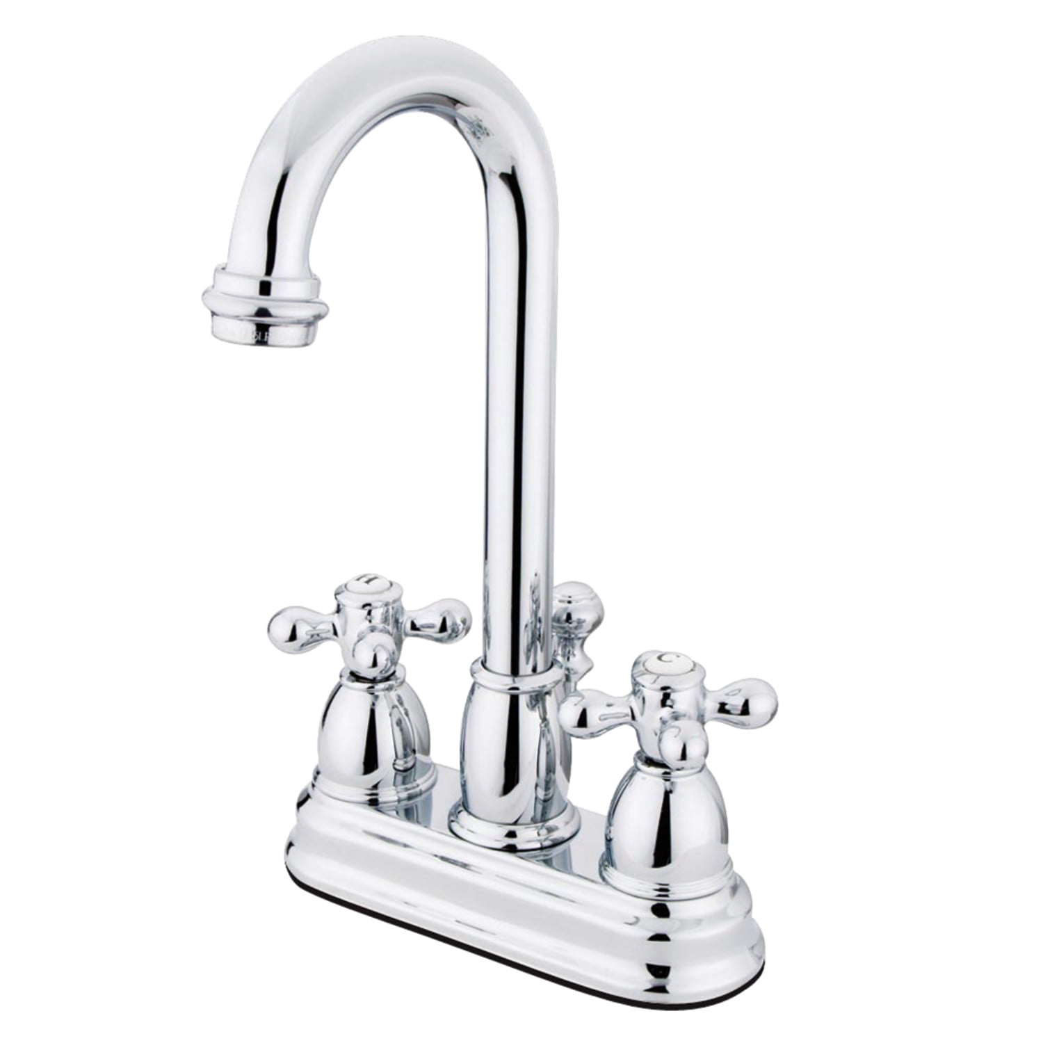 Kingston Brass KB3611AX 4-Inch Centerset Lavatory Faucet, Polished