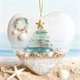 thumbnail image 5 of Seyotauo Sea Glass Ceramic 2D Christmas Tree Decoration, Coastal Aesthetics Festive Ornament for Tree & Mantel, Ideal Holiday Gift for Seaside Style Enthusiasts - Christmas Decorations, 5 of 5