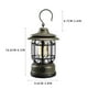 thumbnail image 3 of Linterna de camping exterior estilo retro con luz LED COB | Lámpara de tienda portátil impermeable con brillo regulable | Batería recargable de 1200mAh | 20-200 lúmenes | 11.5x19.5 cm | Incluye, 3 of 6