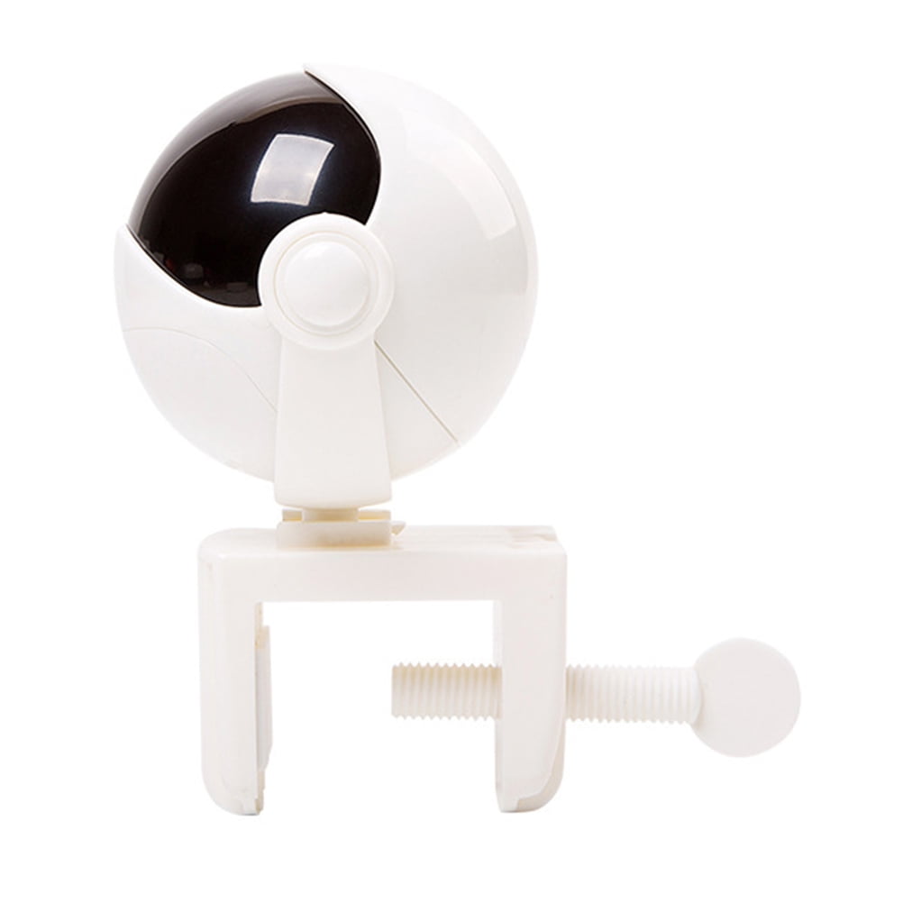 GOOHOCHY Automatic Lifting Cat Teaser with Detachable Hair Ball White