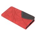 thumbnail image 4 of Funda tipo billetera con tapa para teléfono Funda tipo billetera de cuero PU con cierre magnético para teléfono con tarjetero para Samsung S22 Hombres y mujeres Rojo, 4 of 10