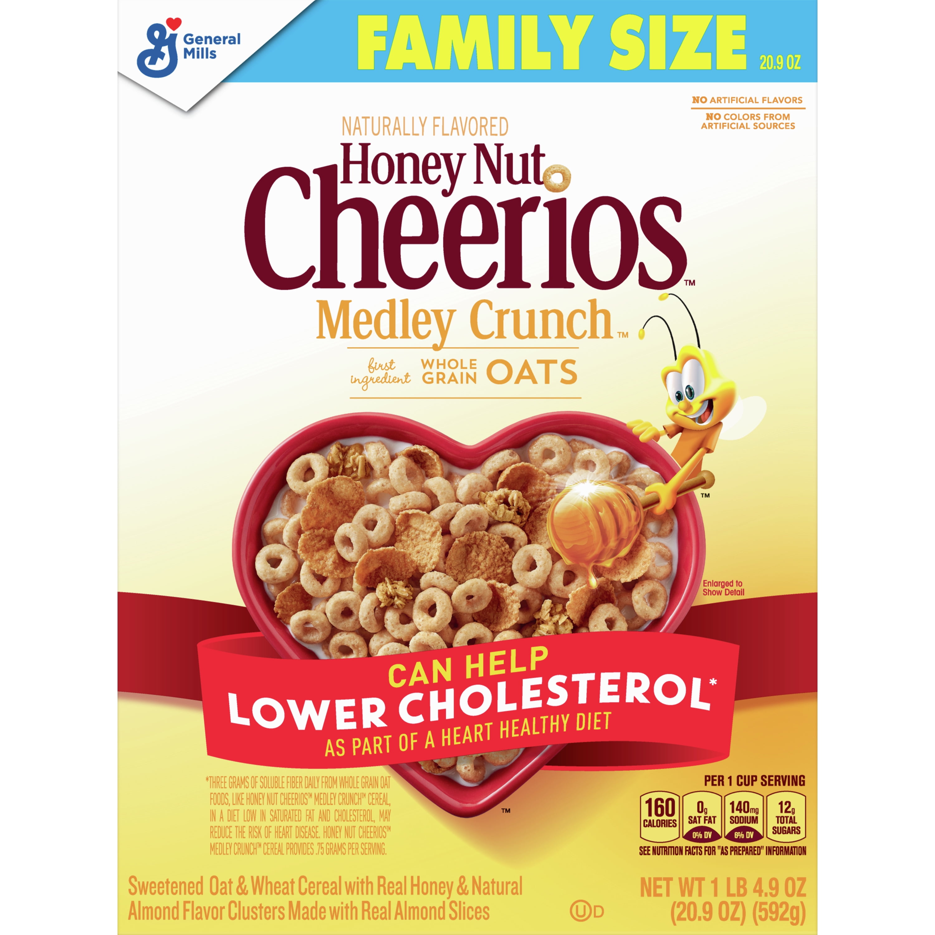 Honey Nut Cheerios Medley Crunch Cereal, 20.9 oz Box